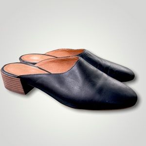 Madewell Alicia Mule in Black Leather, Size 9.5